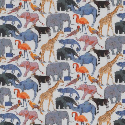 Liberty Fabrics Queue for the Zoo in Cotone Tana Lawn™