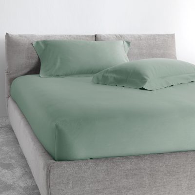 Lenzuolo in Satin di puro cotone con Angoli